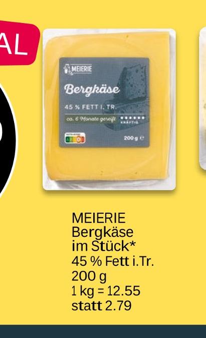 Bergkäse