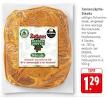 EDEKA Kruchten - Tannenzäpfle-Steaks Angebot im Prospekt Tannenzäpfle-Steaks bei EDEKA im Kruchten Prospekt für 1,29 €