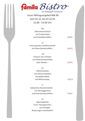 Aktueller famila Nordost Ahrensburg Prospekt "Aktuelle Angebote" mit 1 Seite