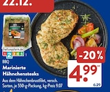 BBQ Marinierte Hähnchensteaks  im aktuellen ALDI SÜD Prospekt für 4,99 €