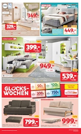 Sofa im Segmüller Prospekt in Frankenthal Aktueller Segmüller Prospekt mit Sofa, "Zum Glück gibt’s Segmüller - Glückswochen", Seite 5
