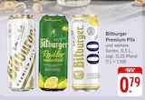 Bitburger Premium Pils oder Bitburger Radler naturtrüb oder Bitburger 0.0% Angebote von Bitburger bei E center Hanau für 0,79 €