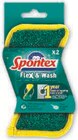 Eponge lavable Flex & Wash - Spontex dans le catalogue Super U