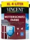 Wetterschutz-Holzfarbe XL 4 Liter von Vincent im aktuellen Hellweg Prospekt