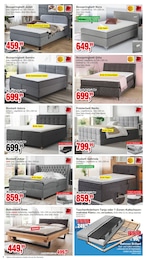 Boxspringbett Angebot im aktuellen Die Möbelfundgrube Prospekt auf Seite 7