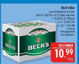 Bier im Angebot bei Marktkauf in Leipzig Bier Angebote von Beck's bei Marktkauf Leipzig für 10,99 €