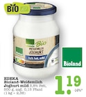 Aktuelles Bioland-Weidemilch Joghurt mild Angebot bei E center in Karlsruhe ab 1,19 €