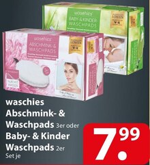 waschies Abschmink- & Waschpads oder Baby- & Kinder Waschpads bei famila Nordost in Hamburg waschies Abschmink- & Waschpads oder Baby- & Kinder Waschpads im Angebot bei famila Nordost Hamburg für 7,99 €