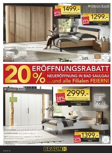 Bett im BRAUN Möbel-Center Prospekt "NEUERÖFFNUNG" mit 24 Seiten (Freiburg (Breisgau))