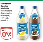 Aktuelle Kakao Angebote bei GLOBUS in Duisburg Aktuelles Classico Milch-Mix Bananen Geschmack Angebot bei GLOBUS in Duisburg ab 0,99 €