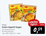 Guten Appetit Suppe im Angebot bei Konsum in Pirna Guten Appetit Suppe Angebote von Maggi bei Konsum Pirna für 0,59 €