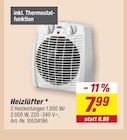 Heizlüfter Angebote bei toom Baumarkt Hamburg für 7,99 €