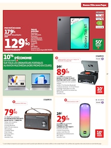 Promotion Tablette dans le prospectus Auchan Hypermarché, valable du 09/06/2026 au 21/06/2026 Promo Tablette dans le catalogue Auchan Hypermarché du moment à la page 41