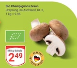 Bio Champignons braun Angebote bei GLOBUS Oberhausen für 2,49 €