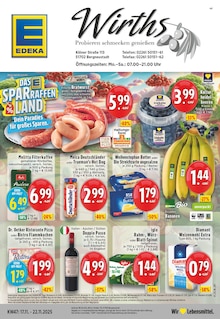 EDEKA Gummersbach Prospekt der aktuellen Woche, gültig von 17.11.2025 bis 22.11.2025 Aktueller EDEKA Gummersbach Prospekt "Aktuelle Angebote" mit 24 Seiten