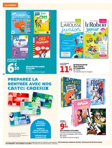 Promotion Livre dans le prospectus Auchan Hypermarché, valable du 21/07/2026 au 02/08/2026 Promo Livre dans le catalogue Auchan Hypermarché du moment à la page 46