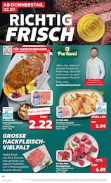 Hackfleisch im Kaufland Prospekt "Hier bin ich richtig" auf Seite 45