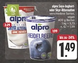 Skyr Alternative Ohne Zucker im E center Prospekt Skyr Alternative Ohne Zucker von alpro im aktuellen E center Prospekt für 1,49 €