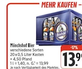 nah und gut Theisseil - Bier Angebot im Prospekt Bier bei nah und gut im Theisseil Prospekt für 13,99 €