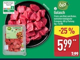 Gulasch Rind von Bio im aktuellen ALDI Nord Prospekt