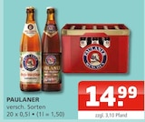 PAULANER bei Getränke Oase im Prospekt "" für 14,99 €