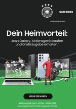 Samsung Prospekt für Hamburg mit 6 Seiten Samsung Prospekt für Hamburg: "Dein Heimvorteil:", 6 Seiten, 02.06.2021 - 19.06.2021