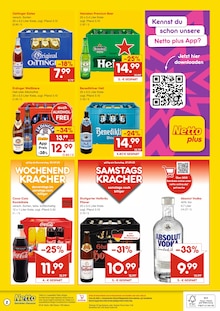 Wodka im Netto Marken-Discount Prospekt "DER ORT, AN DEM DU IMMER AUSGEZEICHNETE PREISE FINDEST." mit 2 Seiten (Heilbronn)
