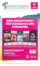 Telefonladen Duderstadt Prospekt für Heilbad Heiligenstadt: "DEIN GESAMTPAKET FÜR FERNSEHEN UND STREAMING", 8 Seiten, 01.08.2025 - 31.08.2025
