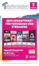 Aktueller Telefonladen Duderstadt Elektromärkte Prospekt in Leinefelde und Umgebung, "DEIN GESAMTPAKET FÜR FERNSEHEN UND STREAMING" mit 8 Seiten, 01.08.2025 - 31.08.2025