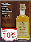 Grappa im Angebot bei GLOBUS in Amberg Grappa Angebote von Villa Rillago bei GLOBUS Amberg für 10,99 €