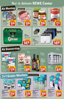 Nutella im REWE Prospekt "Dein Markt" mit 30 Seiten (Ludwigshafen (Rhein))
