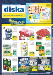 diska Discounter Prospekt der aktuellen Woche mit 12 Seiten, gültig von 13.07.2026 bis 18.07.2026, in Reichenbach und Umgebung Aktueller diska Discounter Prospekt in Reichenbach und Umgebung, "alles an deinem ort." mit 12 Seiten, 13.07.2026 - 18.07.2026
