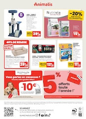 Promos Coussin Chat dans le catalogue "Vacances attendues, promos à perte de vue" de Animalis à la page 8 Promos Coussin Chat dans le catalogue "Vacances attendues, promos à perte de vue" de Animalis à la page 8