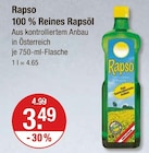 100 % Reines Rapsöl von Rapso im aktuellen V-Markt Prospekt