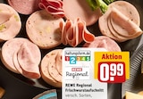 Aktuelles Frischwurstaufschnitt Angebot bei REWE in Dortmund ab 0,99 €