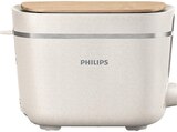 HD2640/10 Serie 5000 Eco Conscious Edition 8 Stufen, Krümelschublade, Brötchenaufsatz Toaster Seidenweiß matt (830 Watt, Schlitze: 2) im MediaMarkt Saturn Prospekt HD2640/10 Serie 5000 Eco Conscious Edition 8 Stufen, Krümelschublade, Brötchenaufsatz Toaster Seidenweiß matt (830 Watt, Schlitze: 2) von PHILIPS im aktuellen MediaMarkt Saturn Prospekt für 42,99 €