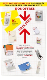Prix et réduction Fourniture Scolaire dans le prospectus Super U en cours Offre Fourniture Scolaire dans le catalogue Super U du moment à la page 37