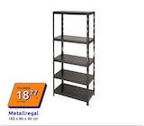 Metallregal im Action Prospekt Metallregal von im aktuellen Action Prospekt für 18,77 €