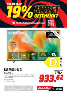 Smartphone im aktuellen MediaMarkt Saturn Prospekt (Essen) Smartphone im MediaMarkt Saturn Prospekt "19% MWST GESCHENKT" mit 28 Seiten (Essen)