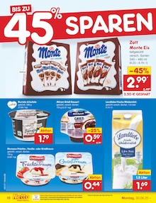 Milch im Netto Marken-Discount Prospekt "Aktuelle Angebote" mit 63 Seiten (Darmstadt)
