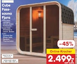 Cube Fasssauna Fjora von Artsauna im aktuellen Netto Marken-Discount Prospekt