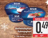 Rahmjoghurt im EDEKA Prospekt Rahmjoghurt von Weihenstephan im aktuellen EDEKA Prospekt für 0,49 €