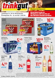 Trinkgut Prospekt "Münchens Getränkemarkt!", 4 Seiten, 22.09.2025 - 27.09.2025 Trinkgut Prospekt "Münchens Getränkemarkt!", 4 Seiten, 22.09.2025 - 27.09.2025