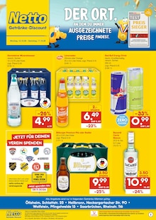 Bacardi im aktuellen Netto Marken-Discount Prospekt (Heilbronn) Bacardi im Netto Marken-Discount Prospekt "DER ORT, AN DEM DU IMMER AUSGEZEICHNETE PREISE FINDEST." mit 2 Seiten (Heilbronn)