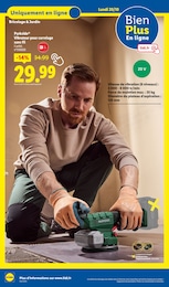 Prix et réduction Outil Multifonctions dans le prospectus Lidl en cours Offre Outil Multifonctions dans le catalogue Lidl du moment à la page 70