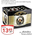 Weißbier Angebote von Franziskaner bei GLOBUS Saarbrücken für 13,49 €