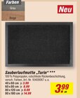 Aktuelles Sauberlaufmatte Turin Angebot bei toom Baumarkt in Wuppertal ab 3,99 €
