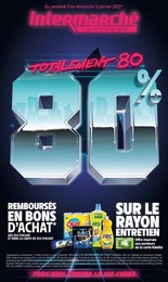 Catalogue Intermarché à Brives-Charensac, avec 16 pages Prospectus Intermarché à Brives-Charensac, "Totalement 80 80%", 16 pages, 03/01/2025 - 12/01/2025