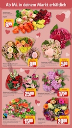 REWE Blumen im Prospekt 