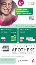 Aktueller mea - meine apotheke Apotheken Prospekt in Hohen Neuendorf und Umgebung, "Unsere August-Angebote" mit 4 Seiten, 01.08.2025 - 31.08.2025